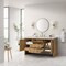 James Martin Vanities Hudson 60in Single Vanity, Light Natural Oak w/ 3 CM Ethereal Noctis Top 435-V60S-LNO-3ENC - alternate 2